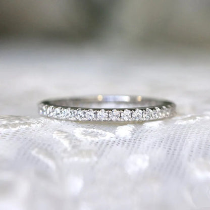 Brilliant Round Cut 2ct 4PC Ring Sets In Sterling Silver